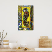 Van Gogh Japonaiserie Oiran Poster (Keuken)