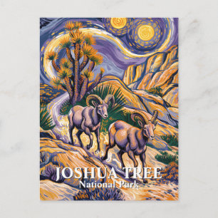 Van Gogh Joshua Tree Wildlife Sheep & Aangepaste t Briefkaart