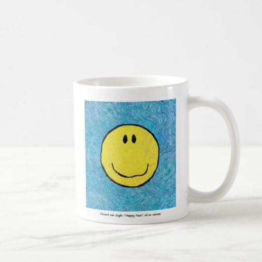 van gogh, joyeux visage mug (Droite)