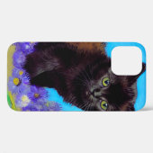 Van Gogh Kat en Bloemen Case-Mate iPhone Case (Achterkant (horizontaal))
