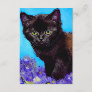 Van Gogh Kat en Bloemen Informatiekaartje