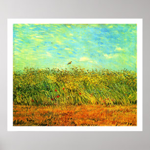 Van Gogh - Korenveld met een Leeuwerik, Poster