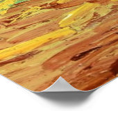 Van Gogh - Korenveld met kraaien, Poster (Hoek)