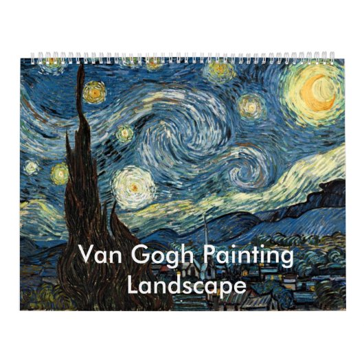 Van Gogh kunst landschap Kalender (Hoes)