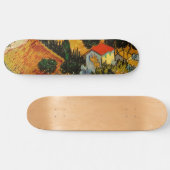 Van Gogh - Landscape House Plowman Skateboard (Horizontaal)