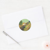 Van Gogh - Landschap, 1925-1928 Ronde Sticker (Envelop)
