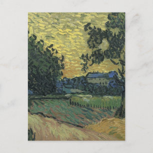 Van Gogh Landschap bij schemering Briefkaart