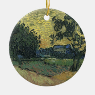Van Gogh Landschap bij schemering Keramisch Ornament