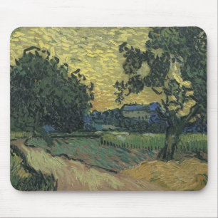 Van Gogh Landschap bij schemering Muismat