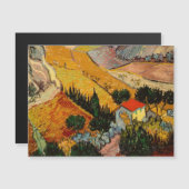 Van Gogh - Landschap House Plowman Magnetic Kaart (Voorkant / Achterkant)
