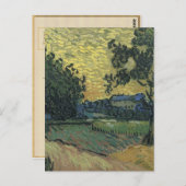 Van Gogh Landschap in Twilight Briefkaart (Voorkant / Achterkant)
