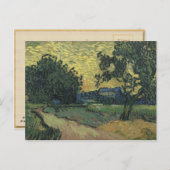 Van Gogh Landschap in Twilight Briefkaart (Voorkant / Achterkant)