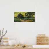 Van Gogh - Landschap in Twilight Poster (Keuken)