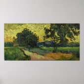 Van Gogh - Landschap in Twilight Poster (Voorkant)