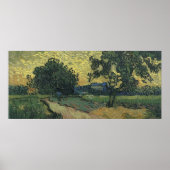 Van Gogh Landschap in Twilight Poster (Voorkant)