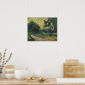Van Gogh Landschap in Twilight Poster (Keuken)