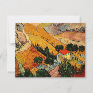 Van Gogh - Landschap met huizen Kaart