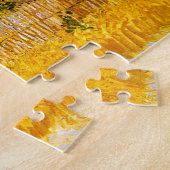 Van Gogh: Landschap nabij palen Legpuzzel (Zijkant)