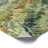 Van Gogh - Landschap vanaf Saint-Remy Poster (Hoek)