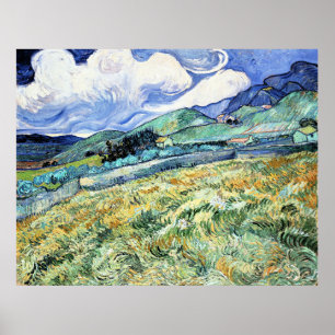 Van Gogh - Landschap vanuit Saint-Remy, Poster