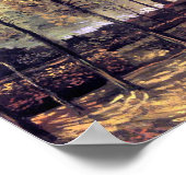 Van Gogh - Lane met poplars Poster (Hoek)