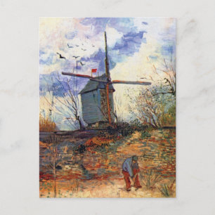 Van Gogh - Le Moulin de La Galette Windmill Briefkaart