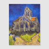 Van Gogh - L'église à la carte magnétique Auvers (Devant)