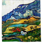Van Gogh - Les Alpilles Douchegordijn (Voorkant)