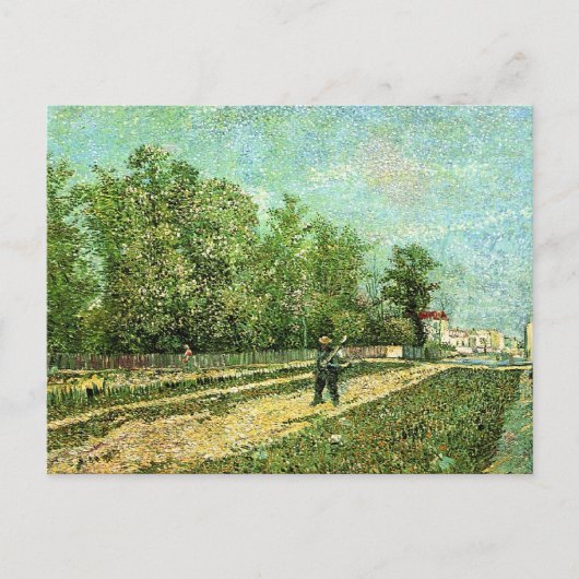 Van Gogh - Man met spade... Briefkaart (Voorkant)