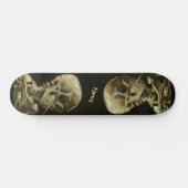 Van Gogh Masterpart Artwork Skeleton Rad Cool Skateboard (Horizontaal)