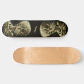 Van Gogh Masterpart Artwork Skeleton Rad Cool Skateboard (Horizontaal)