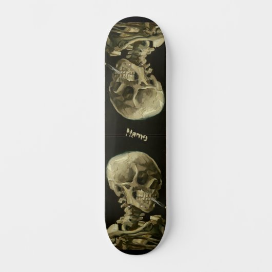 Van Gogh Masterpart Artwork Skeleton Rad Cool Skateboard (Voorkant)