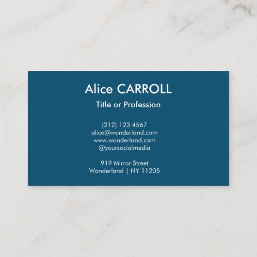 Van Gogh - Masterstuks Mosaic Patchwork - QR-code Visitekaartje (Achterkant)