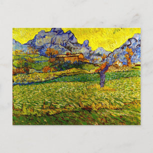 Van Gogh - Meadow in de bergen Briefkaart