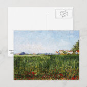 Van Gogh - Meadows met papavers Briefkaart (Voorkant / Achterkant)