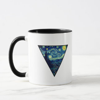 Van Gogh mok met sterrenhemel in vette stijl