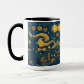 Van Gogh Mokken - AI gegenereerde Sterrennacht ont (Links)