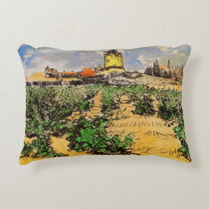 Van Gogh Molen van Alphonse Daudet bij Fontevielle Accent Kussen