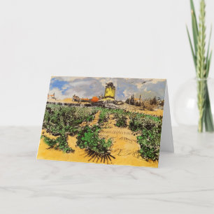 Van Gogh-molen van Alphonse Daudet in Fontevielle Kaart