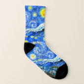 Van Gogh - Nuit étoilée - Chaussettes d'art (Droite extérieur)
