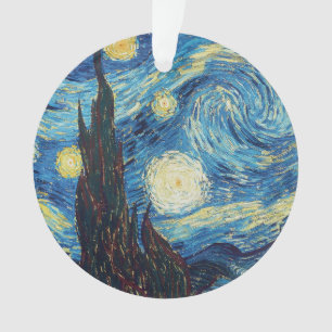 Van Gogh Nuit Étoilée Vintage Bleu Chef-d'œuvre