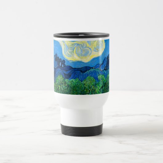 Van Gogh Olijfbomen in een bergachtig landschap Reisbeker (Center)