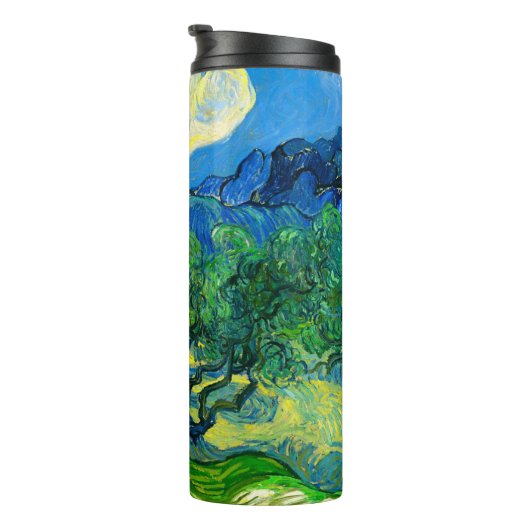 Van Gogh Olijfbomen in een bergachtig landschap Thermosbeker (Geroteerd rechts)