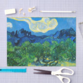 Van Gogh Olijfbomen in een bergachtig landschap Tissuepapier (Craft)