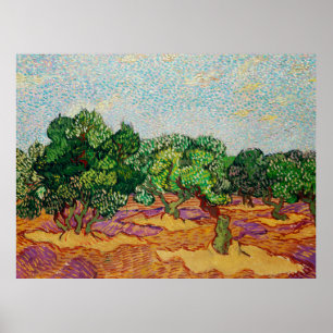 Van Gogh - Olijfbomen, Poster