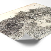 Van Gogh - Olijfbomen Poster (Hoek)