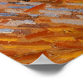 Van Gogh Olive Trees Yellow Sun Sky Poster (Hoek)