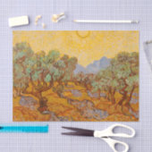 Van Gogh Olive Trees Yellow Sun Sky Tissuepapier (Craft)