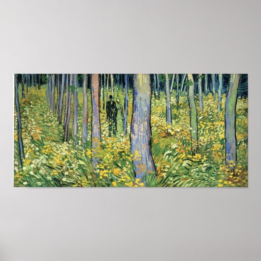 Van Gogh - Ondergroei met twee cijfers Poster (Voorkant)
