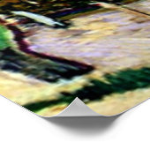 Van Gogh - Orchard Omringd door Cypresses Poster (Hoek)